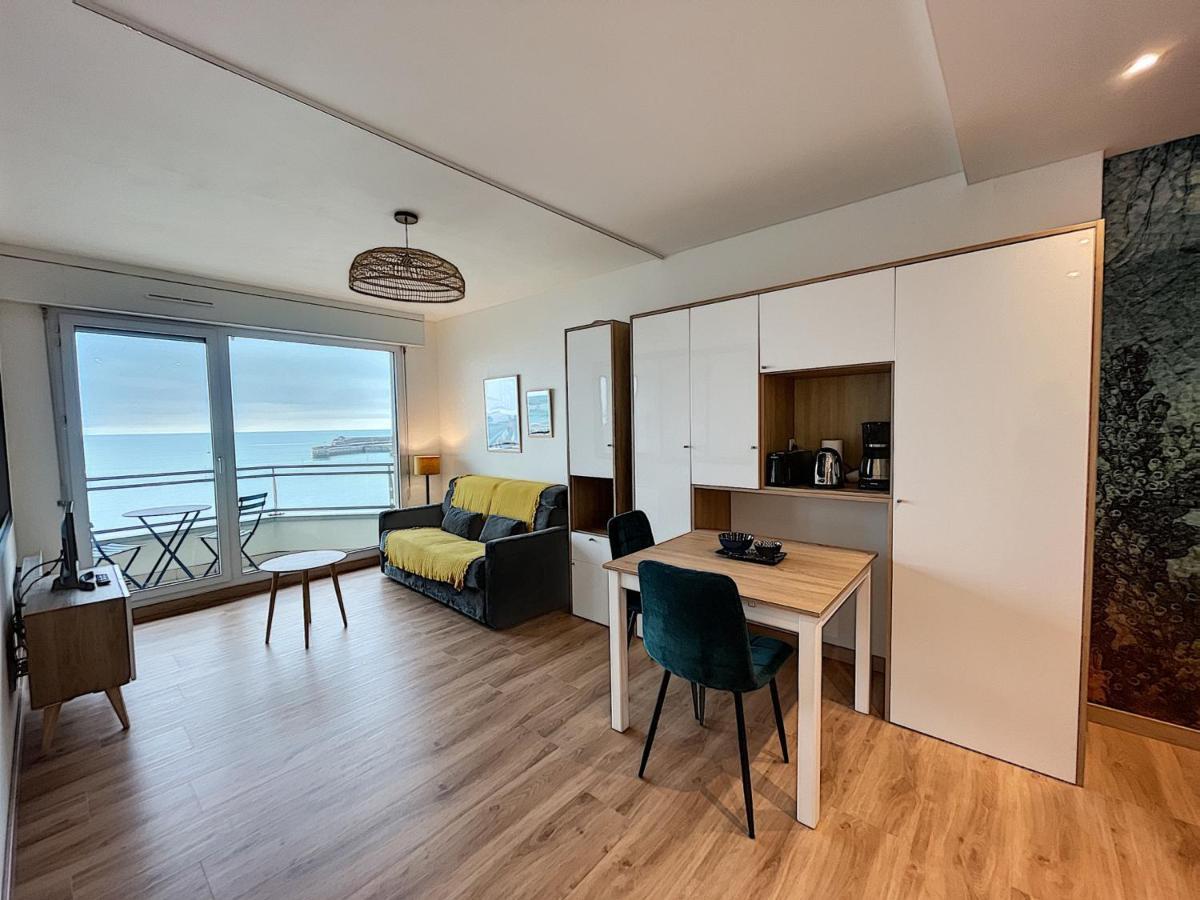 Charmant T2 En Front De Mer, 4 Pers., Ascenseur, Garage, Wi-Fi - Fr-1-361-383 Granville Exteriör bild