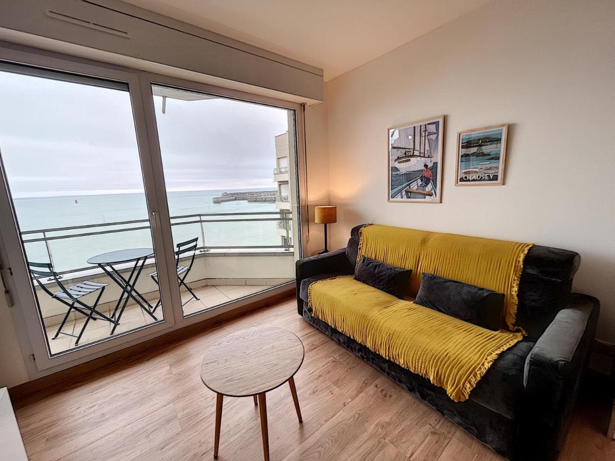 Charmant T2 En Front De Mer, 4 Pers., Ascenseur, Garage, Wi-Fi - Fr-1-361-383 Granville Exteriör bild